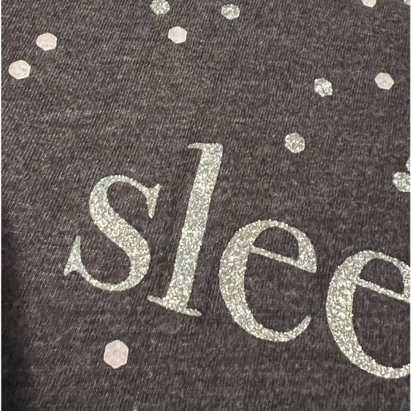 Victoria secret gray Sleep it off long sleeve ladies sleep shirt - Picture 4 of 4